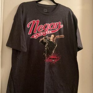 Loot Crate Negan Sluggers Tee - Dark Gray Sz 2XL. Great condition